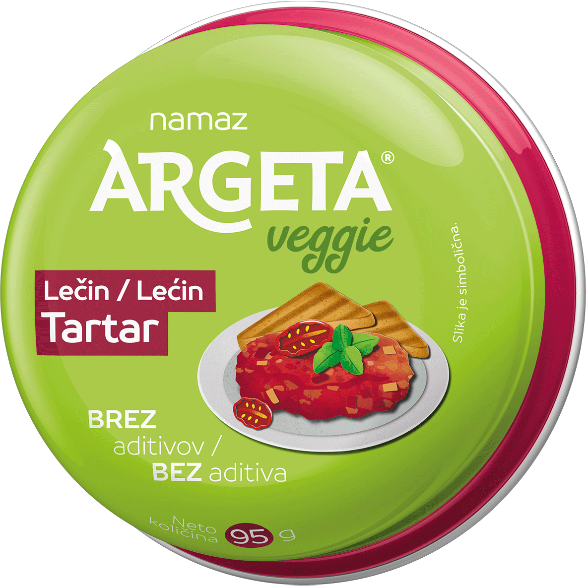 Argeta Veggie Lečin tartar Argeta