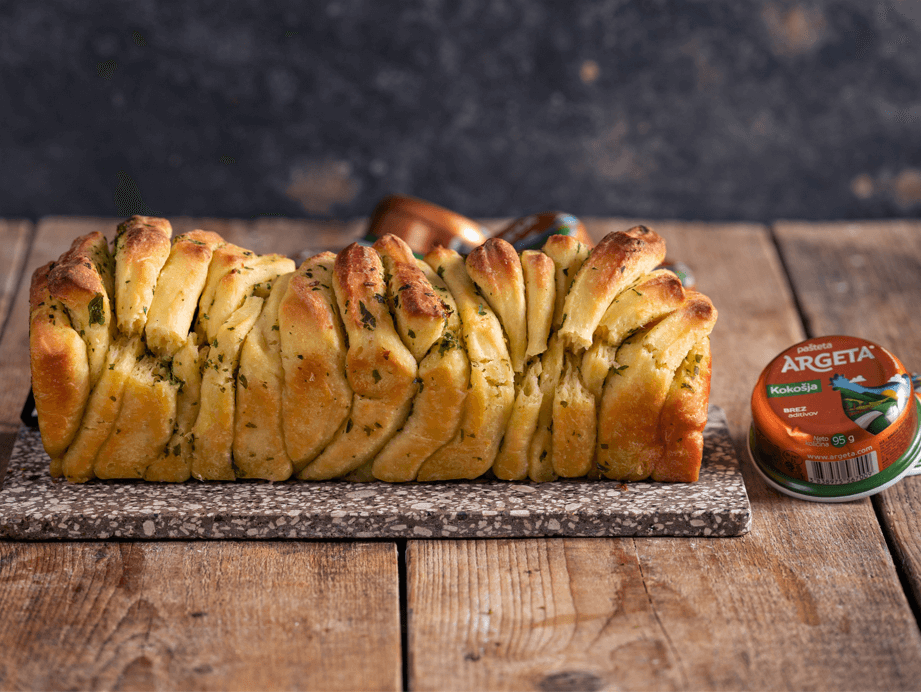 Knoblauch-Zupfbrot